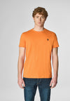T-shirt a maniche corte in cotone con logo