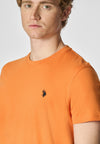 T-shirt a maniche corte in cotone con logo