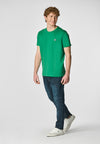 T-shirt a maniche corte in cotone con logo