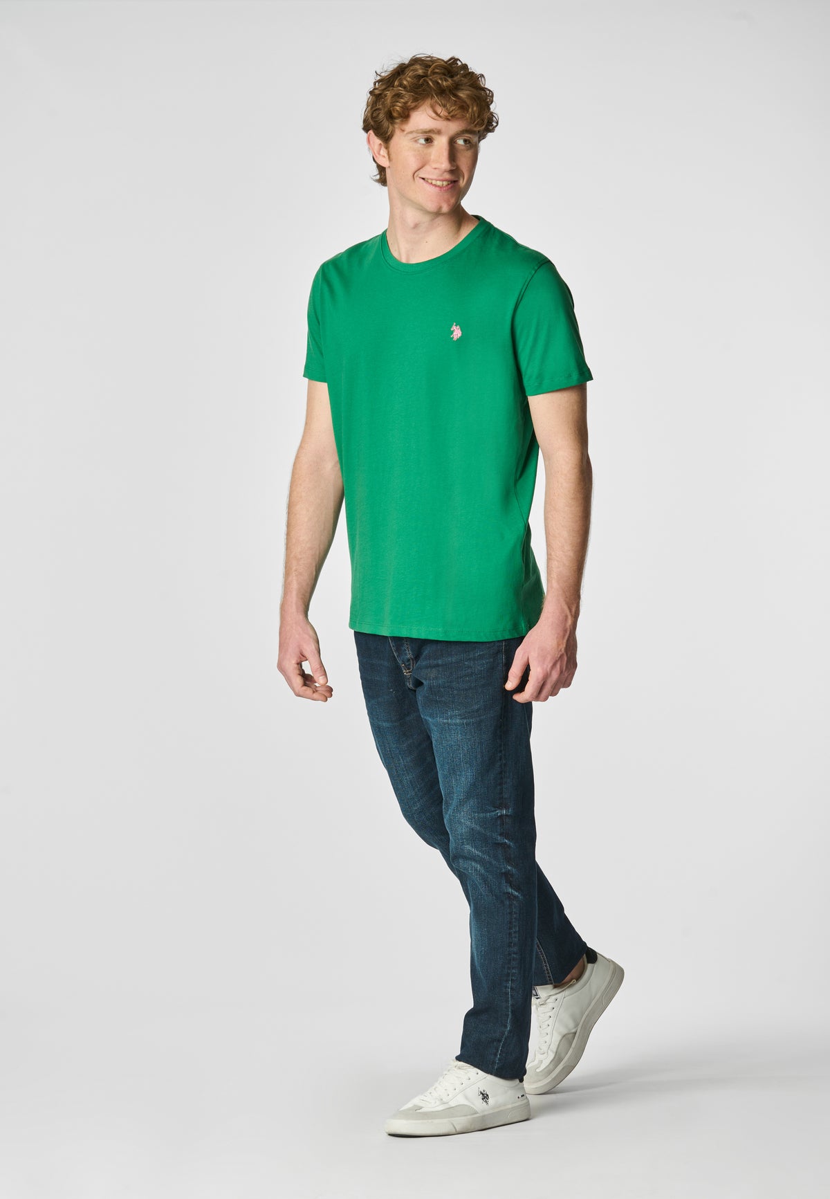 T-shirt a maniche corte in cotone con logo