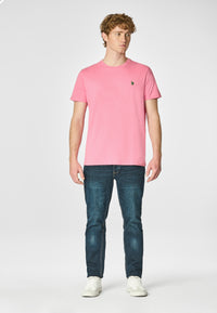 T-shirt a maniche corte in cotone con logo