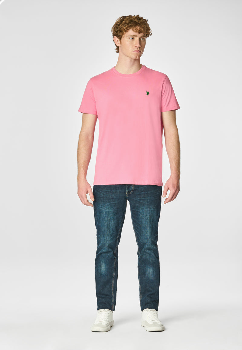 T-shirt a maniche corte in cotone con logo