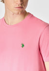 T-shirt a maniche corte in cotone con logo