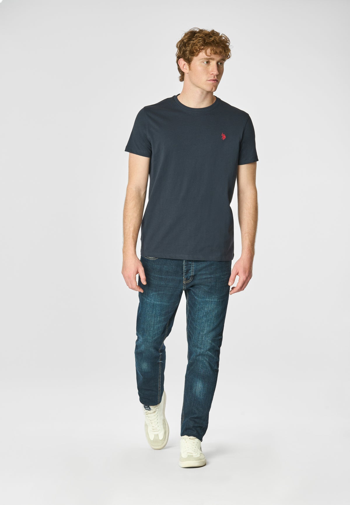 T-shirt a maniche corte in cotone con logo