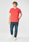 T-shirt a maniche corte in cotone con logo