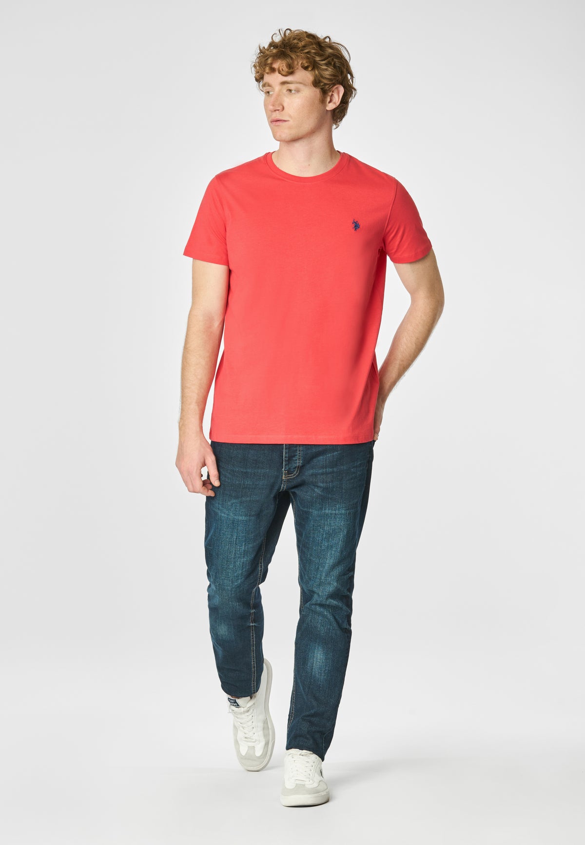 T-shirt a maniche corte in cotone con logo