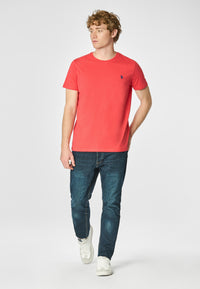 T-shirt a maniche corte in cotone con logo