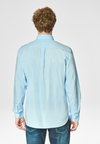 Camicia in cotone popeline regular fit con logo
