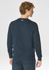 Felpa girocollo in cotone con logo