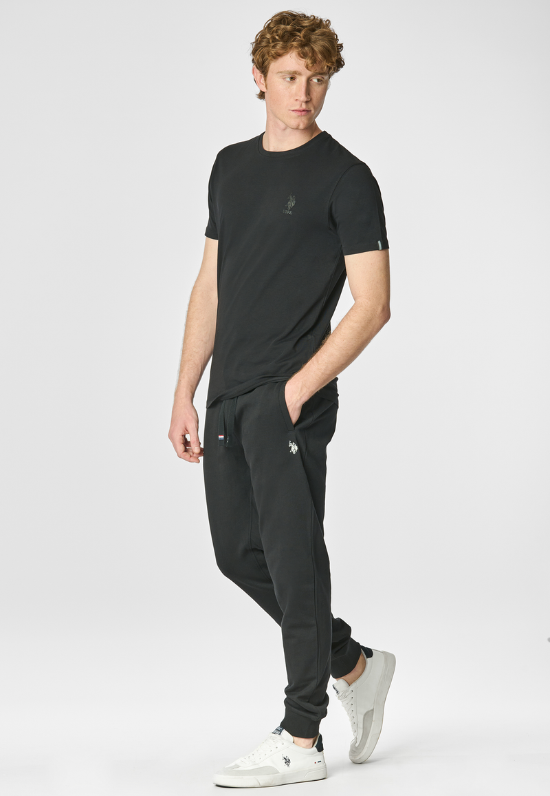 Pantalone sportivo in cotone con logo