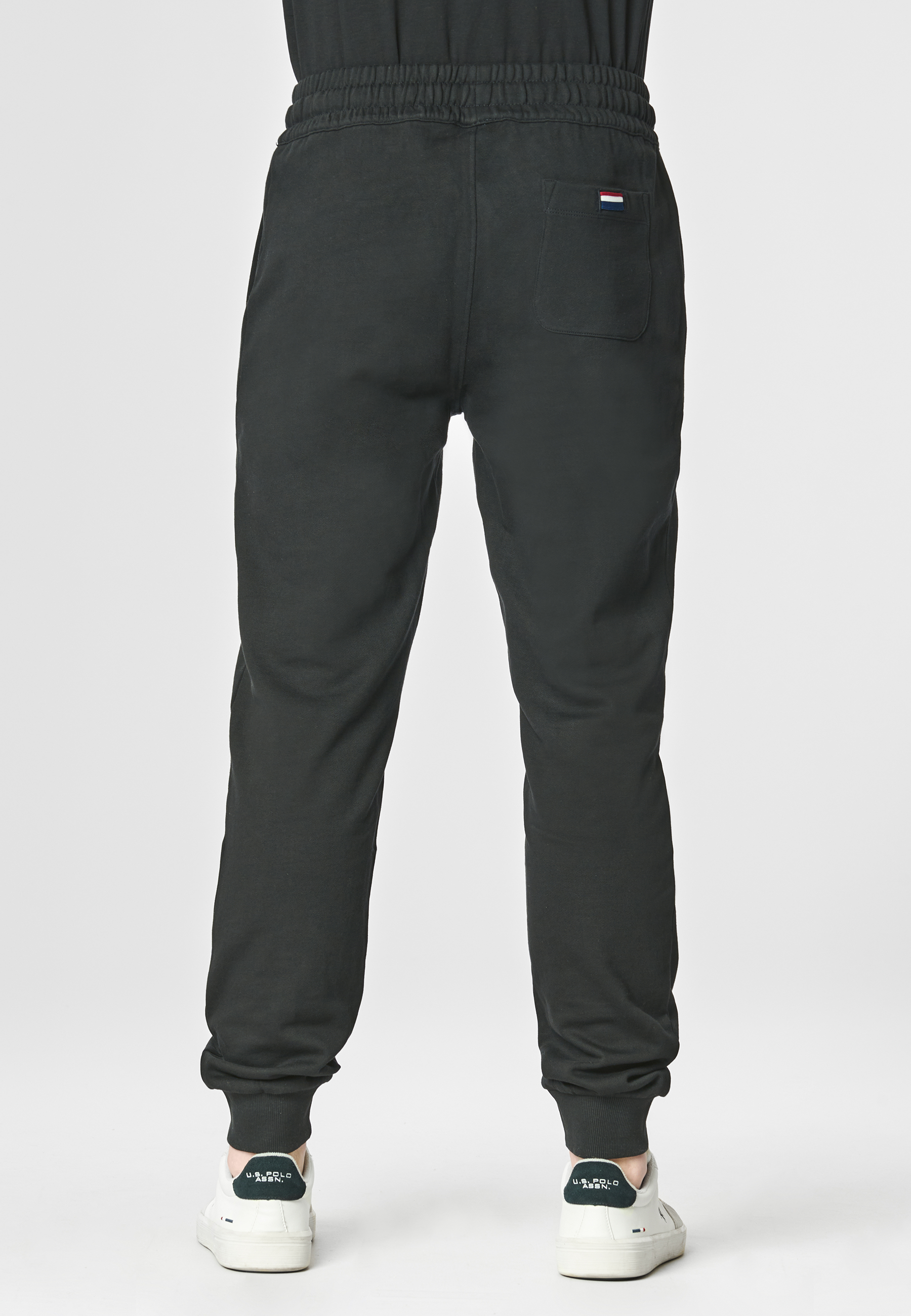 Pantalone sportivo in cotone con logo