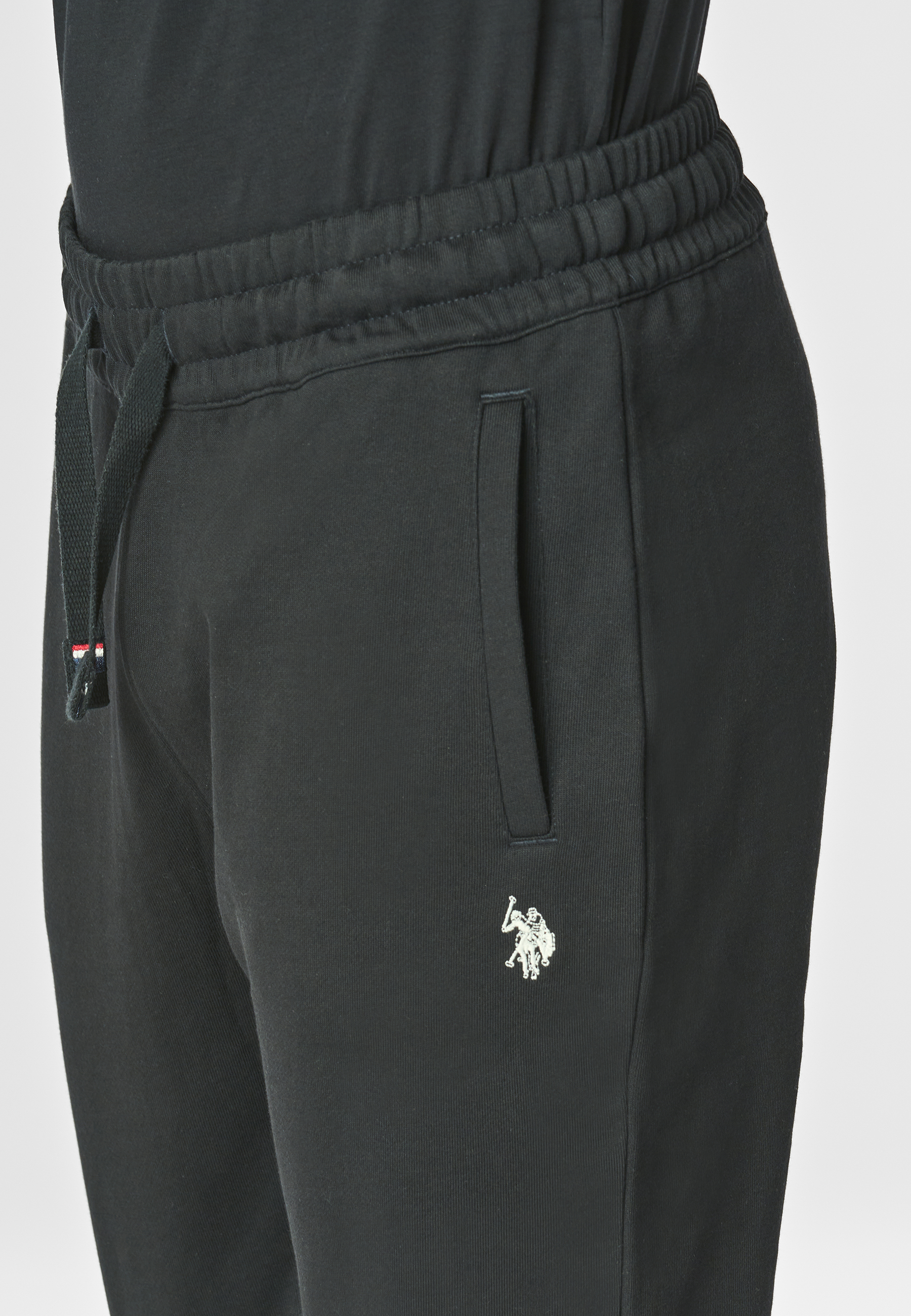 Pantalone sportivo in cotone con logo