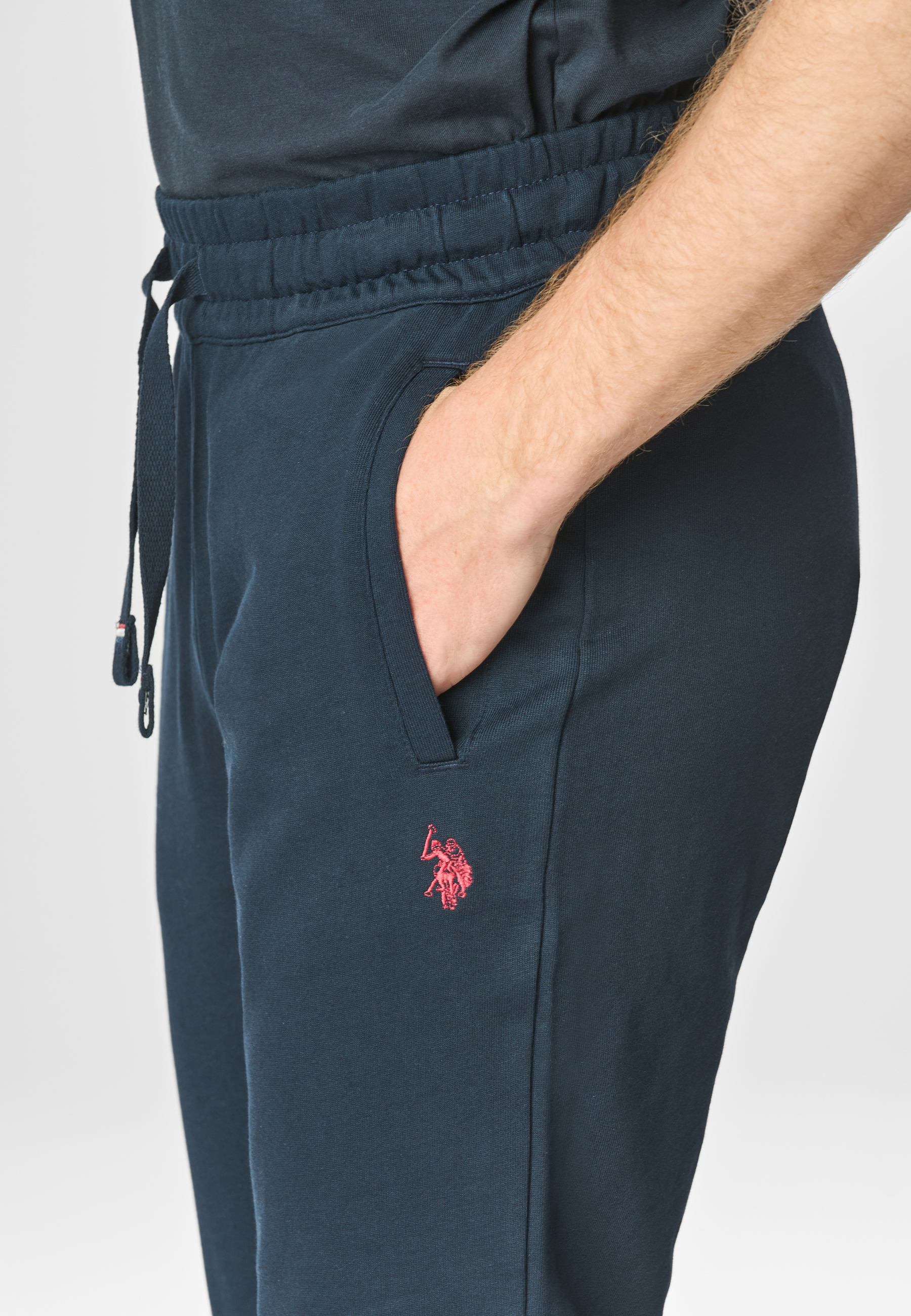 Pantalone sportivo in cotone con logo