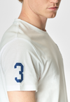 T-shirt a maniche corte in cotone con logo e numero