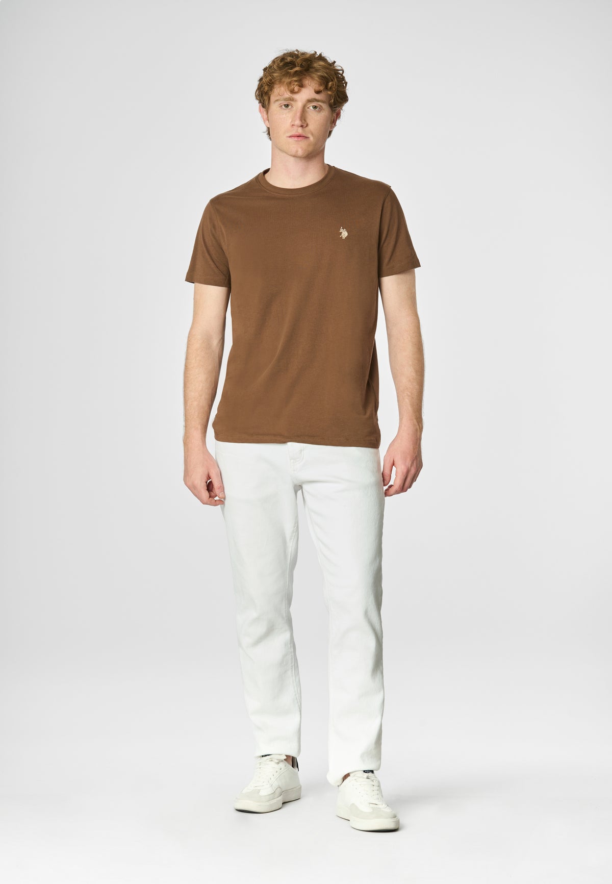 T-shirt a maniche corte in cotone con logo
