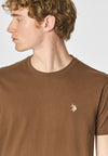 T-shirt a maniche corte in cotone con logo