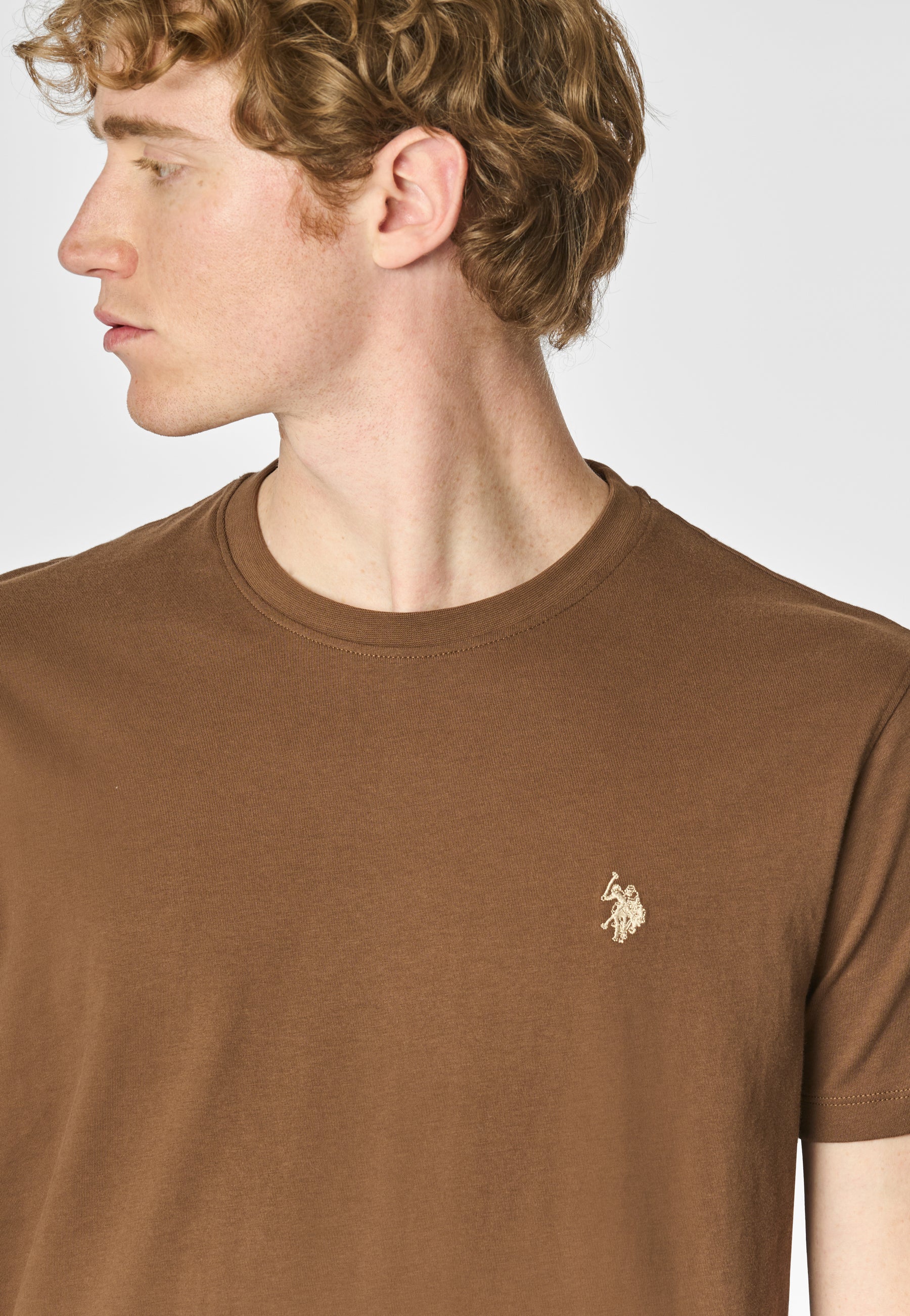 T-shirt a maniche corte in cotone con logo
