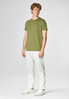T-shirt a maniche corte in cotone con taschino sul petto