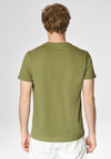 T-shirt a maniche corte in cotone con taschino sul petto