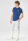 T-shirt a maniche corte in cotone con logo e numero