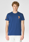 T-shirt a maniche corte in cotone con logo e numero