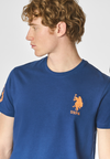 T-shirt a maniche corte in cotone con logo e numero
