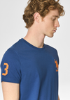 T-shirt a maniche corte in cotone con logo e numero