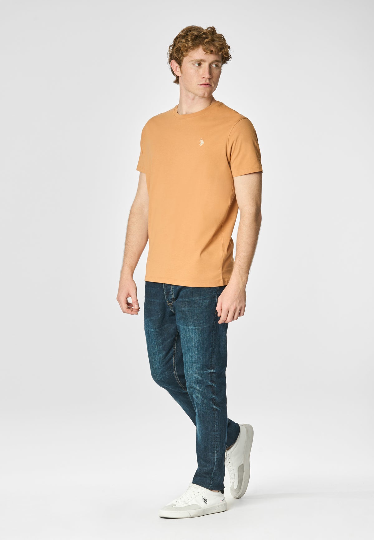 T-shirt a maniche corte in cotone con logo