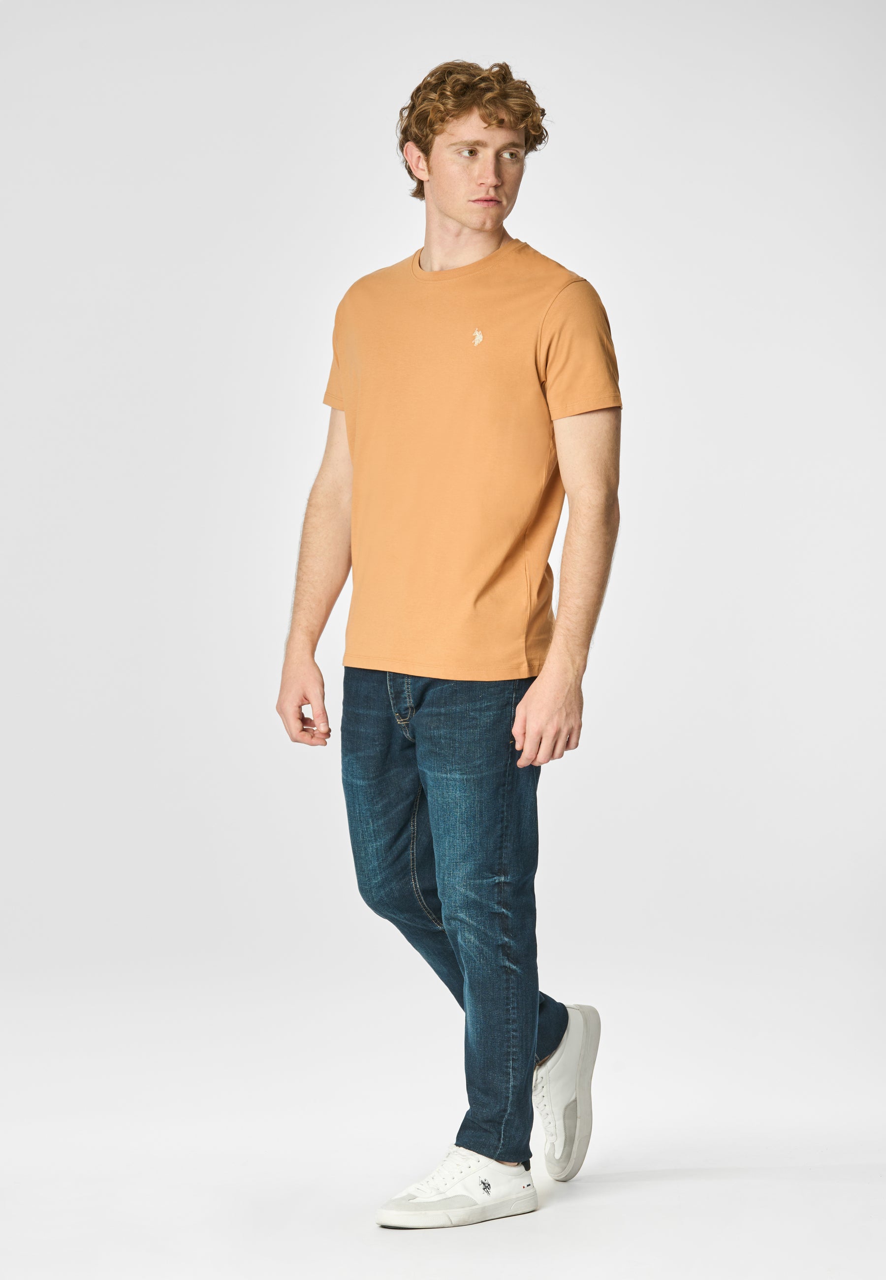 T-shirt a maniche corte in cotone con logo