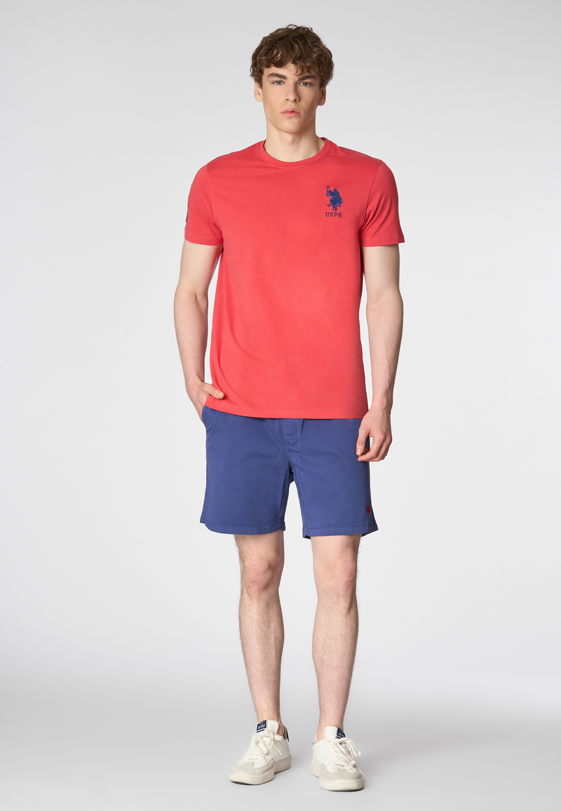 T-shirt a maniche corte in cotone con logo e numero
