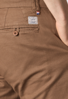 Pantalone chino in misto lino e cotone stretch