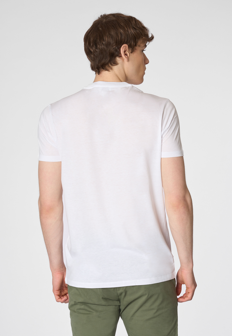 T-shirt a maniche corte in misto cotone e lyocell premium quality