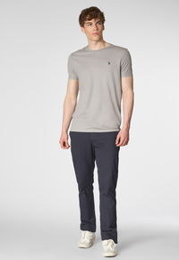 T-shirt a maniche corte in jersey stretch premium quality con logo