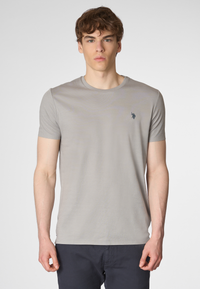 T-shirt a maniche corte in jersey stretch premium quality con logo