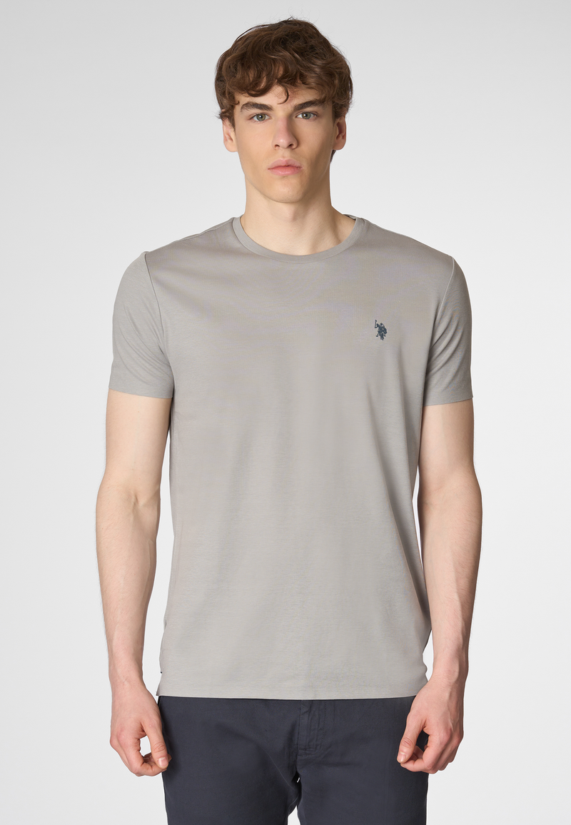 T-shirt a maniche corte in jersey stretch premium quality con logo