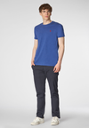 T-shirt a maniche corte in cotone melange premium quality con logo