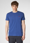 T-shirt a maniche corte in cotone melange premium quality con logo