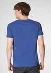T-shirt a maniche corte in cotone melange premium quality con logo