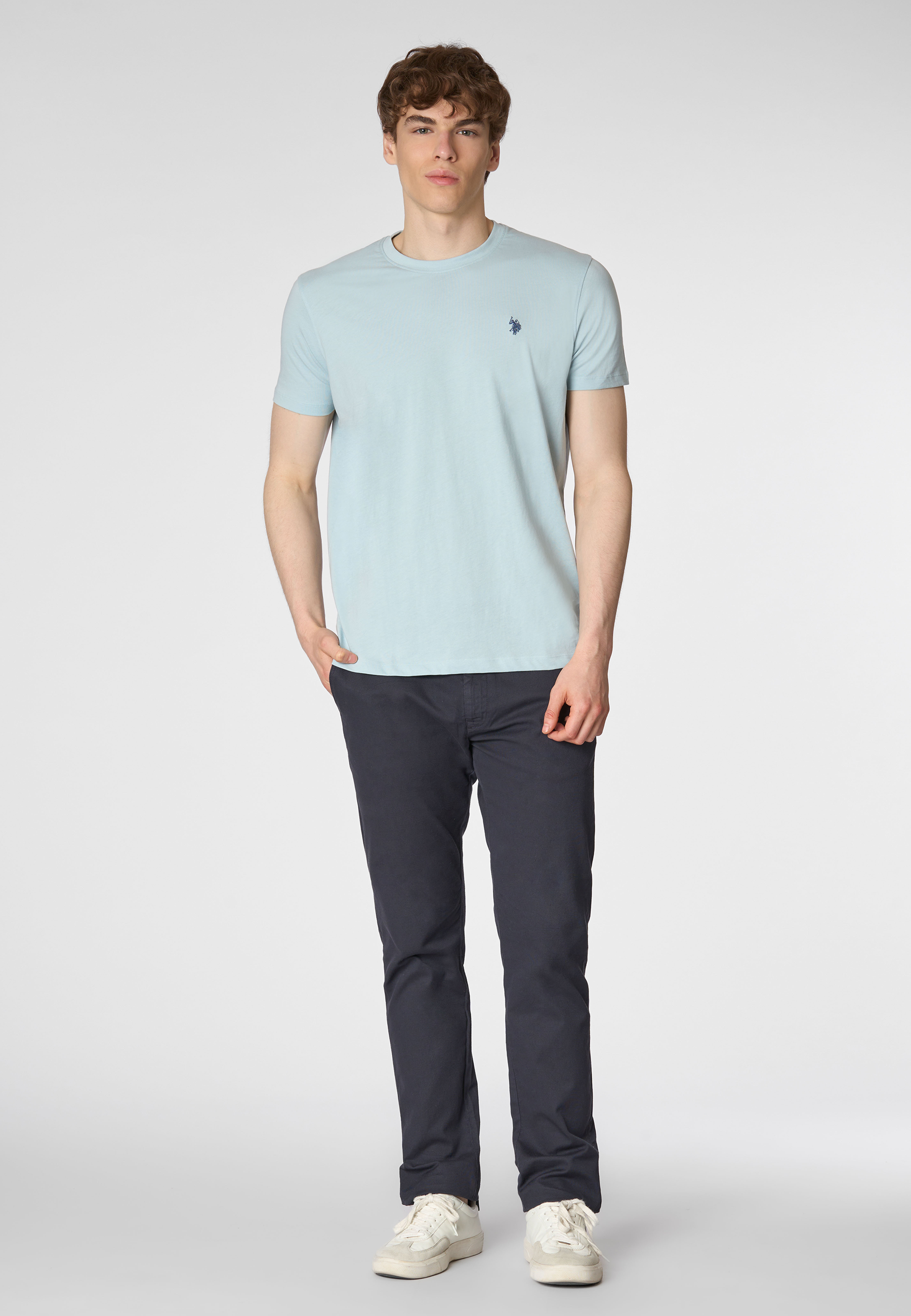 T-shirt a maniche corte in cotone con logo