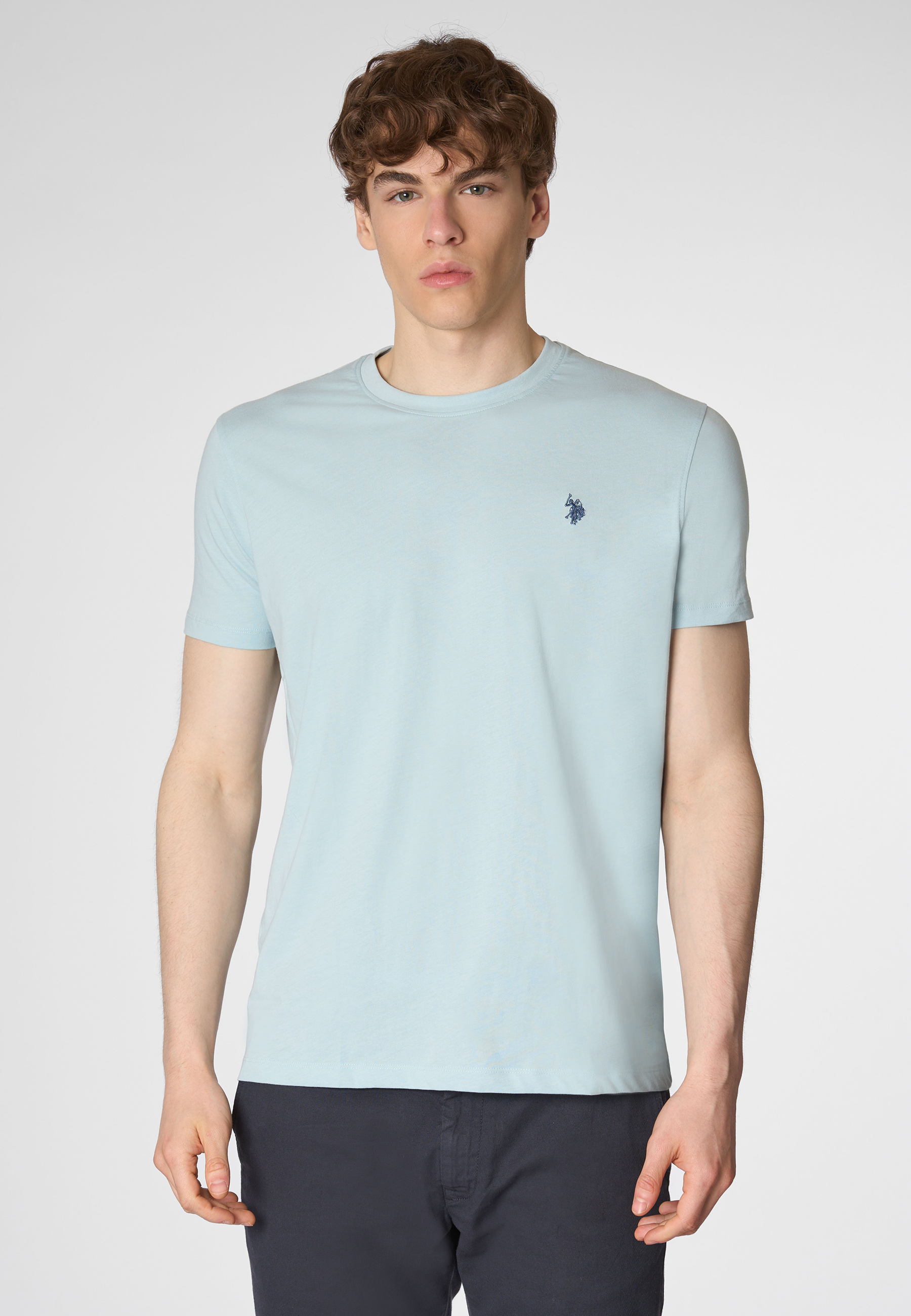 T-shirt a maniche corte in cotone con logo