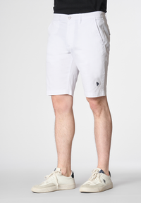 Pantalone corto chino da uomo in cotone stretch