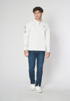Polo a maniche lunghe heavy jersey con patch
