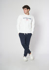 Pantalone sportivo in caldo cotone con logo