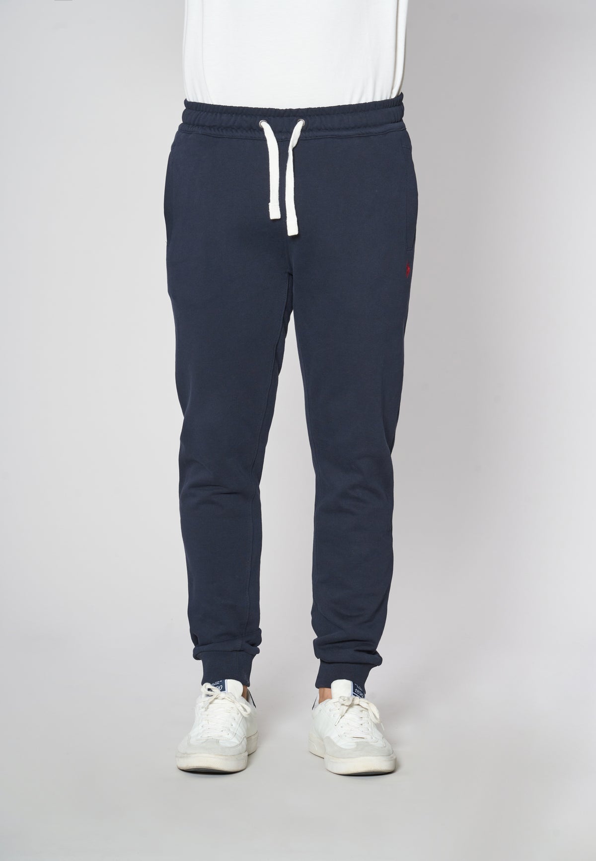 Pantalone sportivo in caldo cotone con logo