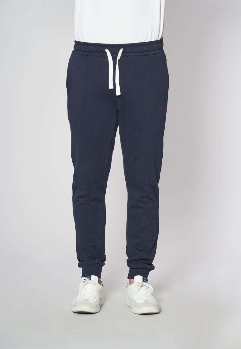 Pantalone sportivo in caldo cotone con logo