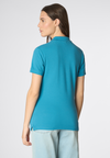 Polo shirt a maniche corte in cotone micropiquet stretch