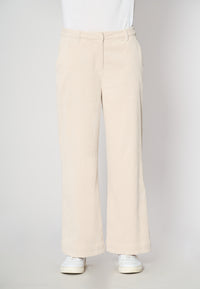 Pantalone dritto in velluto a coste
