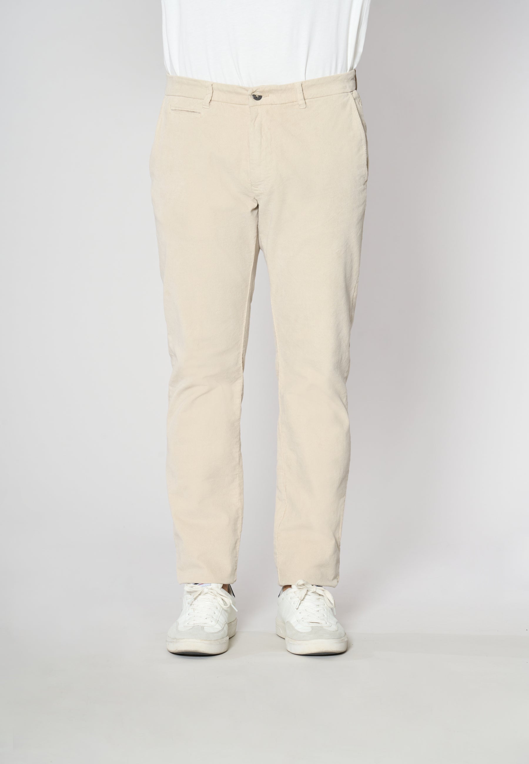 Pantalone chino in velluto