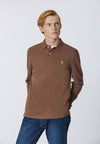 Polo a maniche lunghe cotone piquet