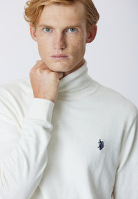 Maglia dolcevita cotone e cashmere